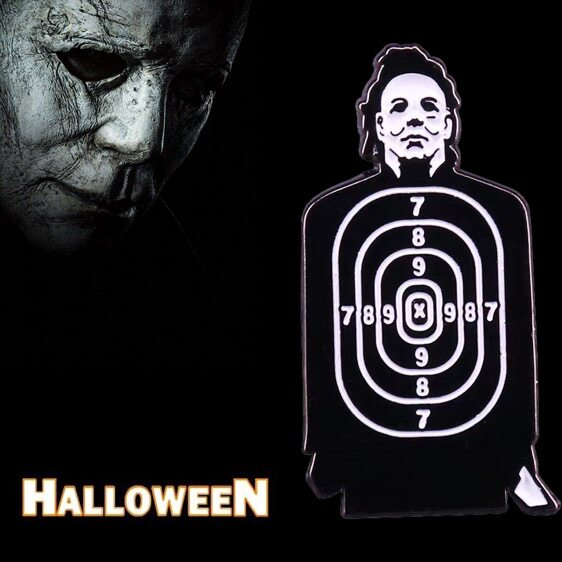 迈克尔迈尔斯胸针月光心慌慌卡通胸章黎明杀机纪念徽章百搭配饰