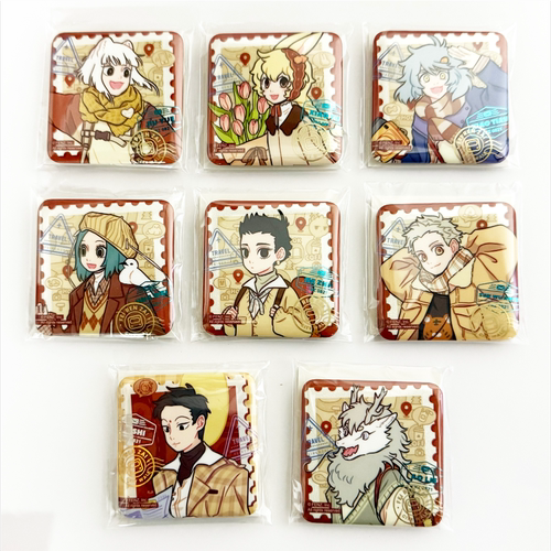 指定款正版非人哉城市出游系列方徽章盲盒动漫吧唧胸针