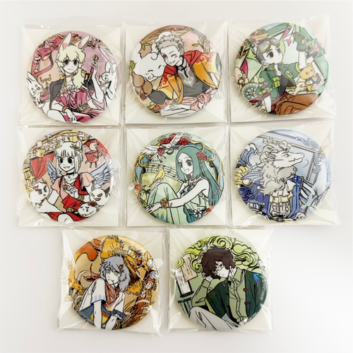 指定款正版非人哉梦中画系列马口铁徽章盲盒动漫吧唧胸针