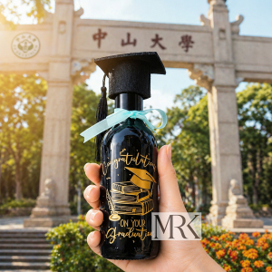 定制毕业季礼物 187ml迷你红酒雕刻纪念品送同学送老师刻字刻照片