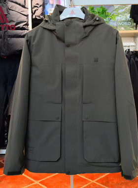 悍途户外冲锋衣男士三合一工装风防风保暖连帽多口袋外套38C187A