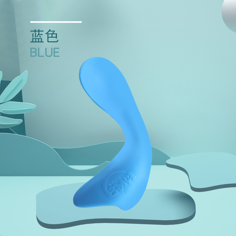 歪把可弯曲新生婴儿硅胶辅食软勺