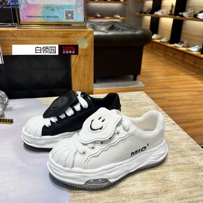 MIO米奥~专柜正品2025春贝壳鞋时尚厚底小白鞋休闲鞋女M244529332