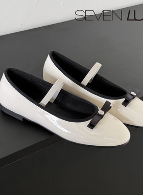SEVEN LUNA~国内正品2026春甜美玛丽珍鞋芭蕾鞋平底单鞋女SLDQ175