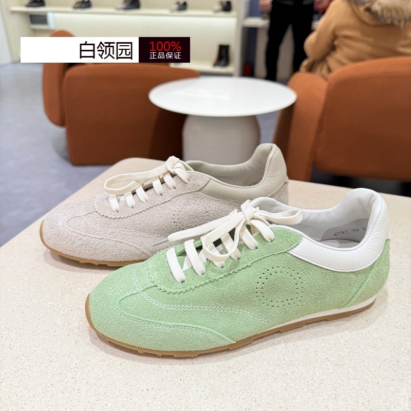 achette雅氏~专柜正品2026春款复古德训鞋阿甘鞋平底休闲鞋女4TQ1,女鞋,时尚休闲鞋,淘宝优惠券,粉丝福利购,淘宝优惠卷