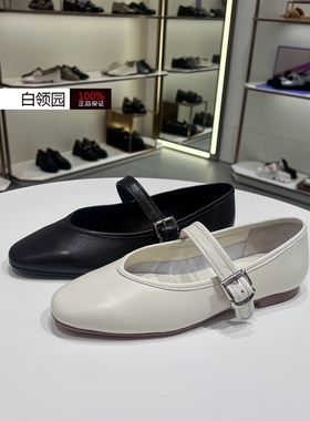 LE SAUNDA莱尔斯丹专柜正品2025春夏舒适平底玛丽珍单鞋女6M14201