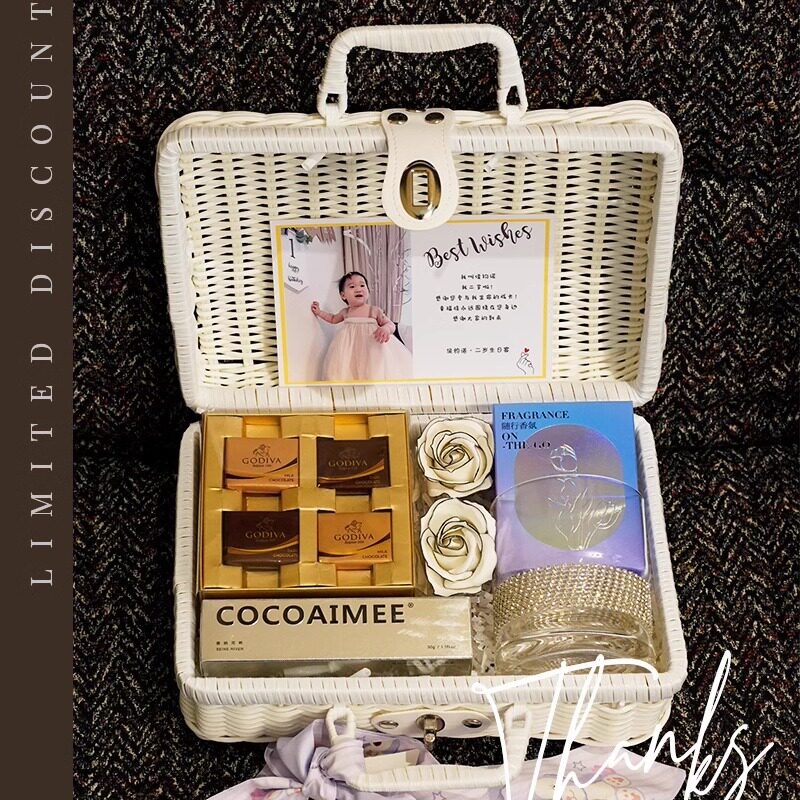 高档兔年宝宝出生百日宴满月周岁十岁伴手礼新生儿喜饼诞生礼百日