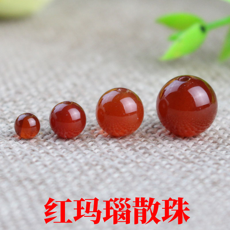 diy厂家直销红玛瑙饰品配件散珠