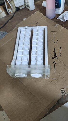 适用西门子博世冰箱冷冻室制冰盒多开门冰箱旋转制冰盒冰格拆机的