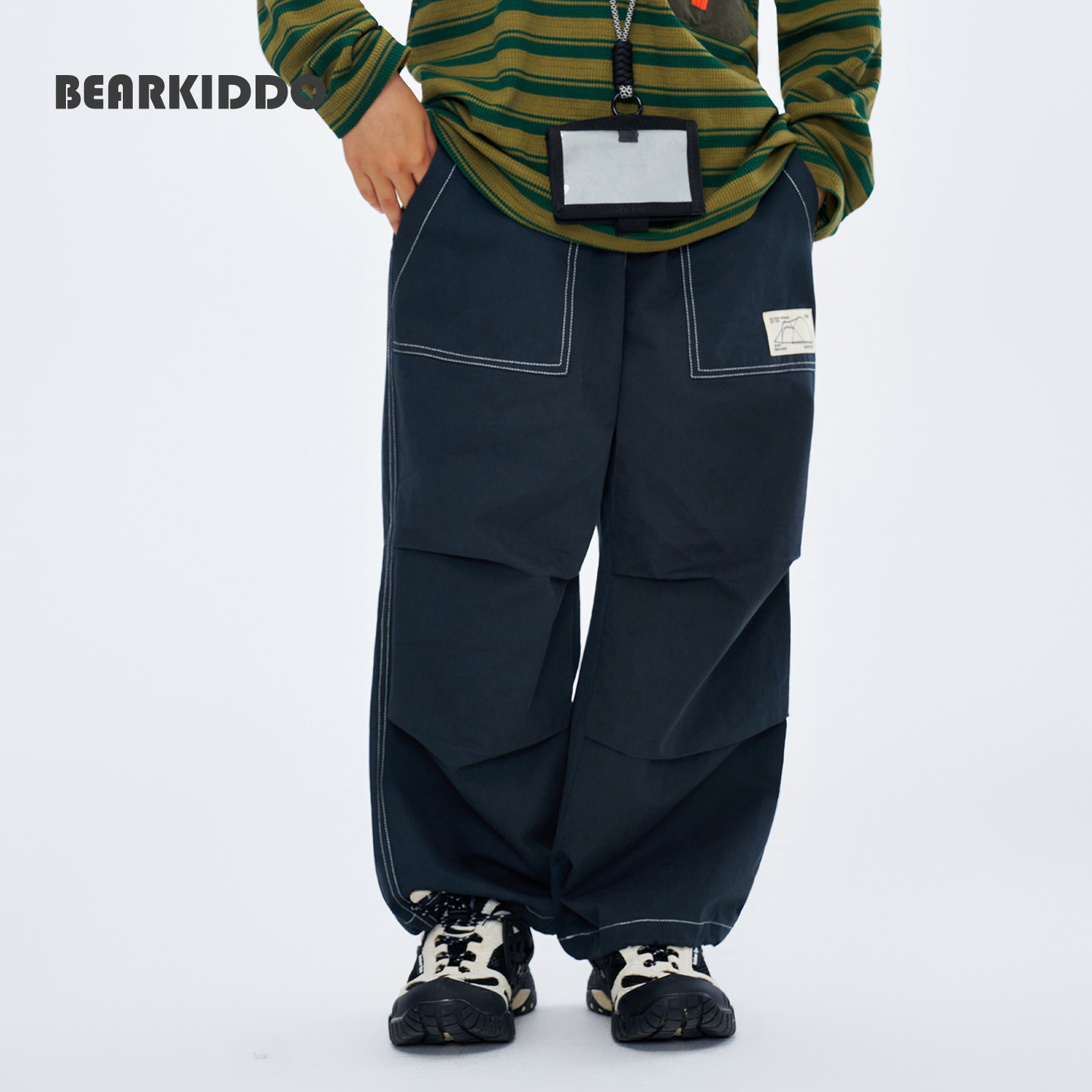 男童山系休闲裤儿童春秋装新款明线直筒裤日系柔软工装裤男孩长裤,童装/婴儿装/亲子装,裤子,淘宝优惠券,粉丝福利购,淘宝优惠卷