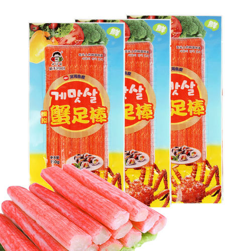 蟹足棒蟹柳棒寿司材料火锅原料