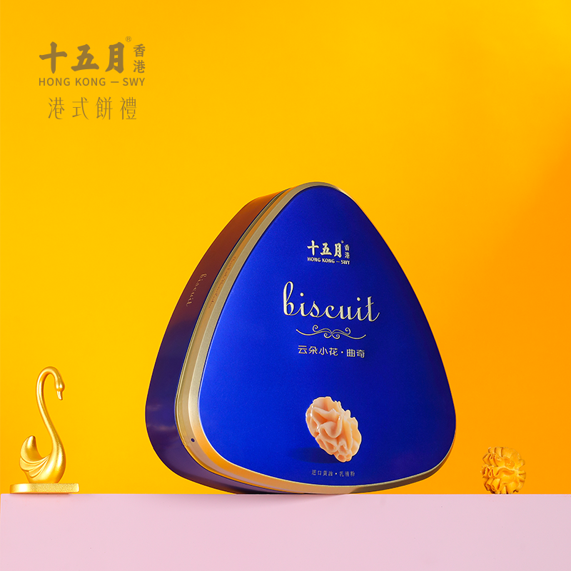 十五月云朵小花曲奇饼干220克