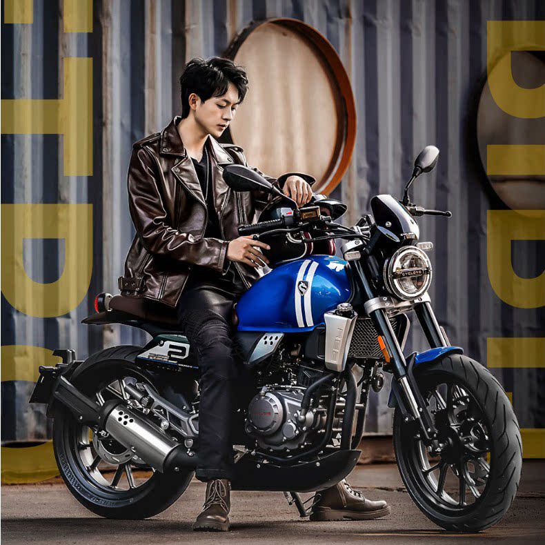 宗申 赛科龙re250英伦复古摩托车 水冷abs机车国际六档 整车