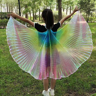 手工上色儿童披风表演道具