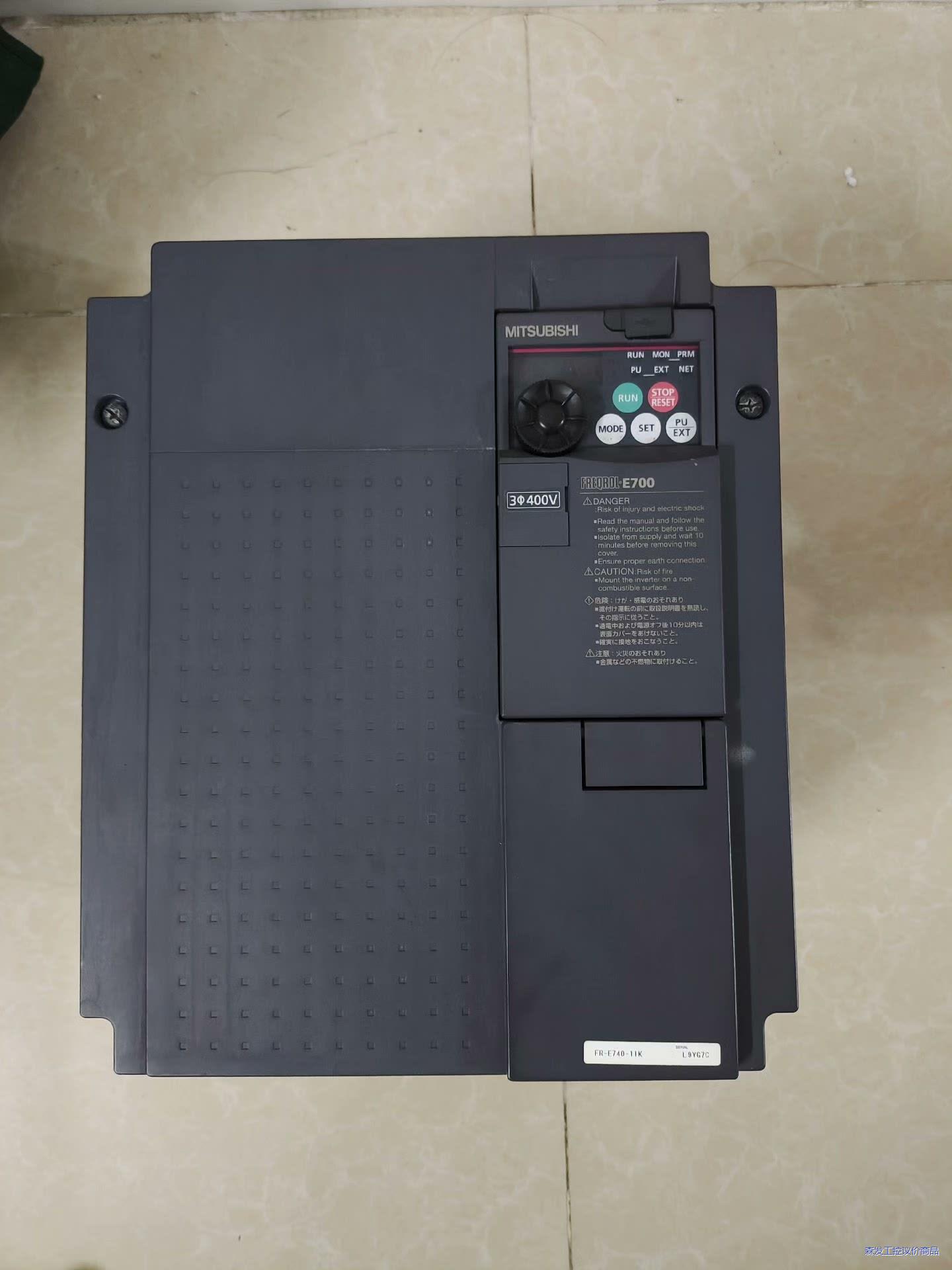 三菱变频器FR-E740-11K功能正常,实物图 成色漂亮议价商品