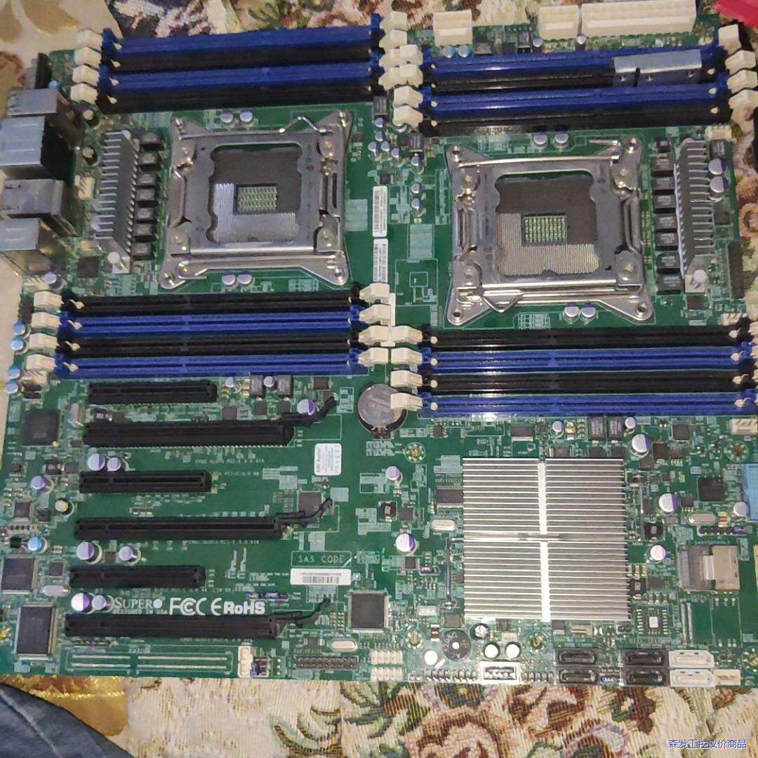 超微主板X9DAI x79主板，双U支持M.2，CPU针脚有议价商品