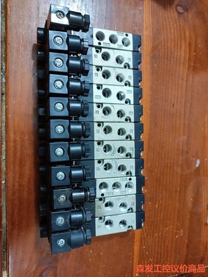 气立可SV-5101二位五通换向阀24V线圈气阀，九成新，功森发议价商
