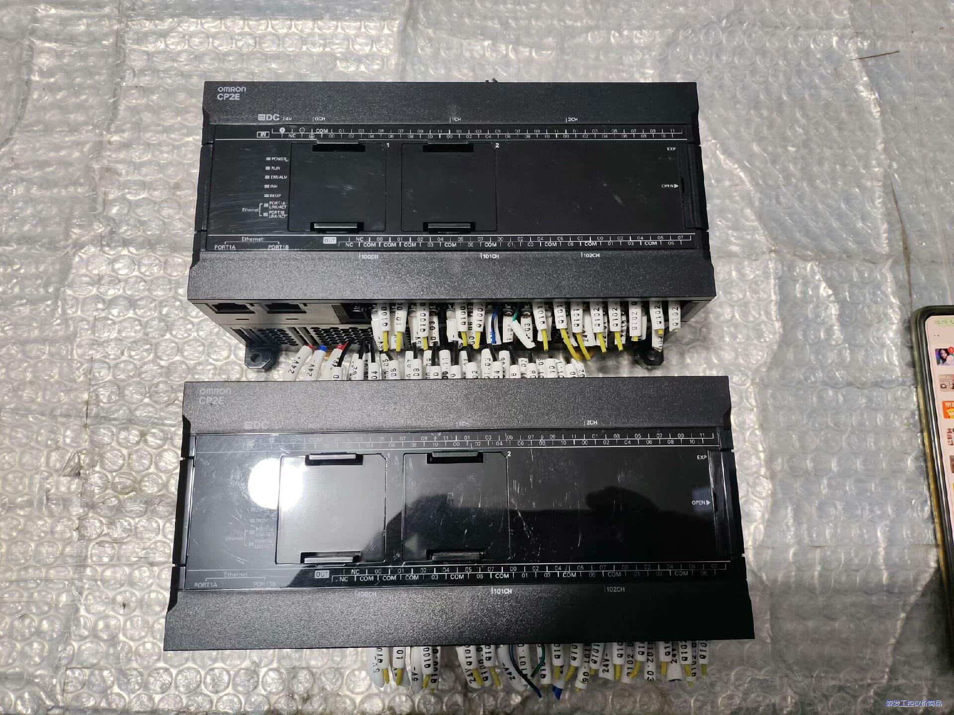 欧姆龙PLC控制器，CP2E-N60DT-D，现货两台，口罩议价商品