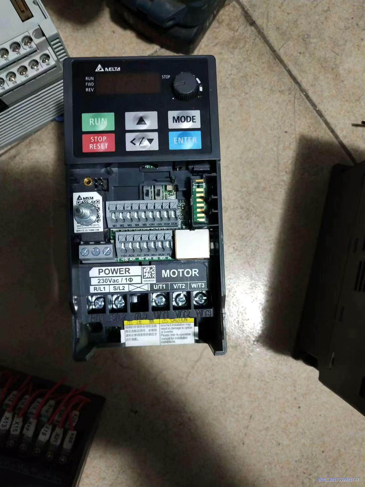 台达VFD4A8ME21ANNAA一台，成色如图所示，功能正议价商品