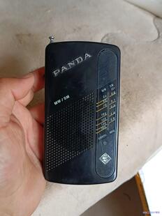 全新老式熊猫2005型收音机,袖珍两波段收音机,1993年产议价商品
