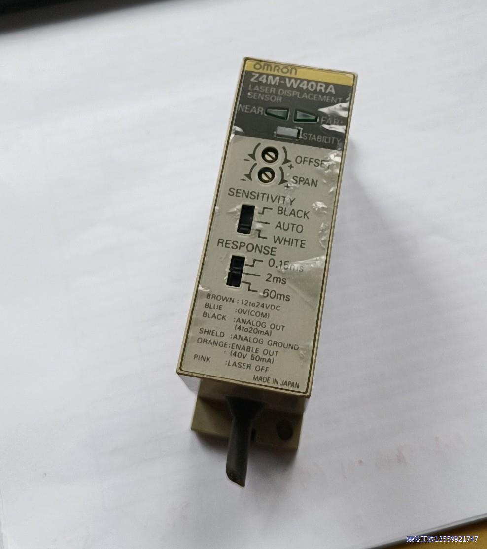 二手OMRON欧姆龙激光位移传感器放大器Z4M-W40RA线议价商品