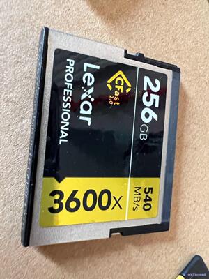 Lexar雷克沙256G 3600x CFast2.0卡摄影议价商品