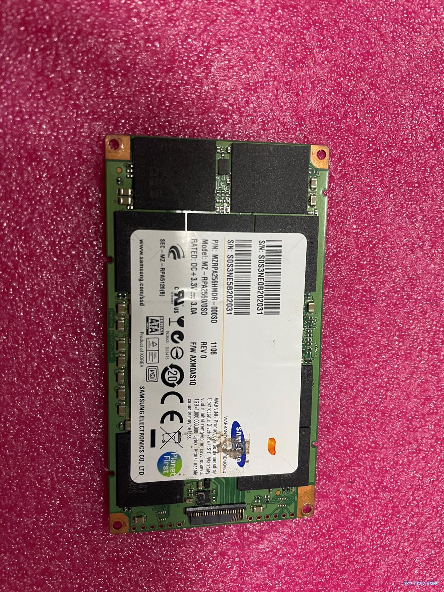 三星MZRPA256HMDR-000SO, SSD LIF接议价商品