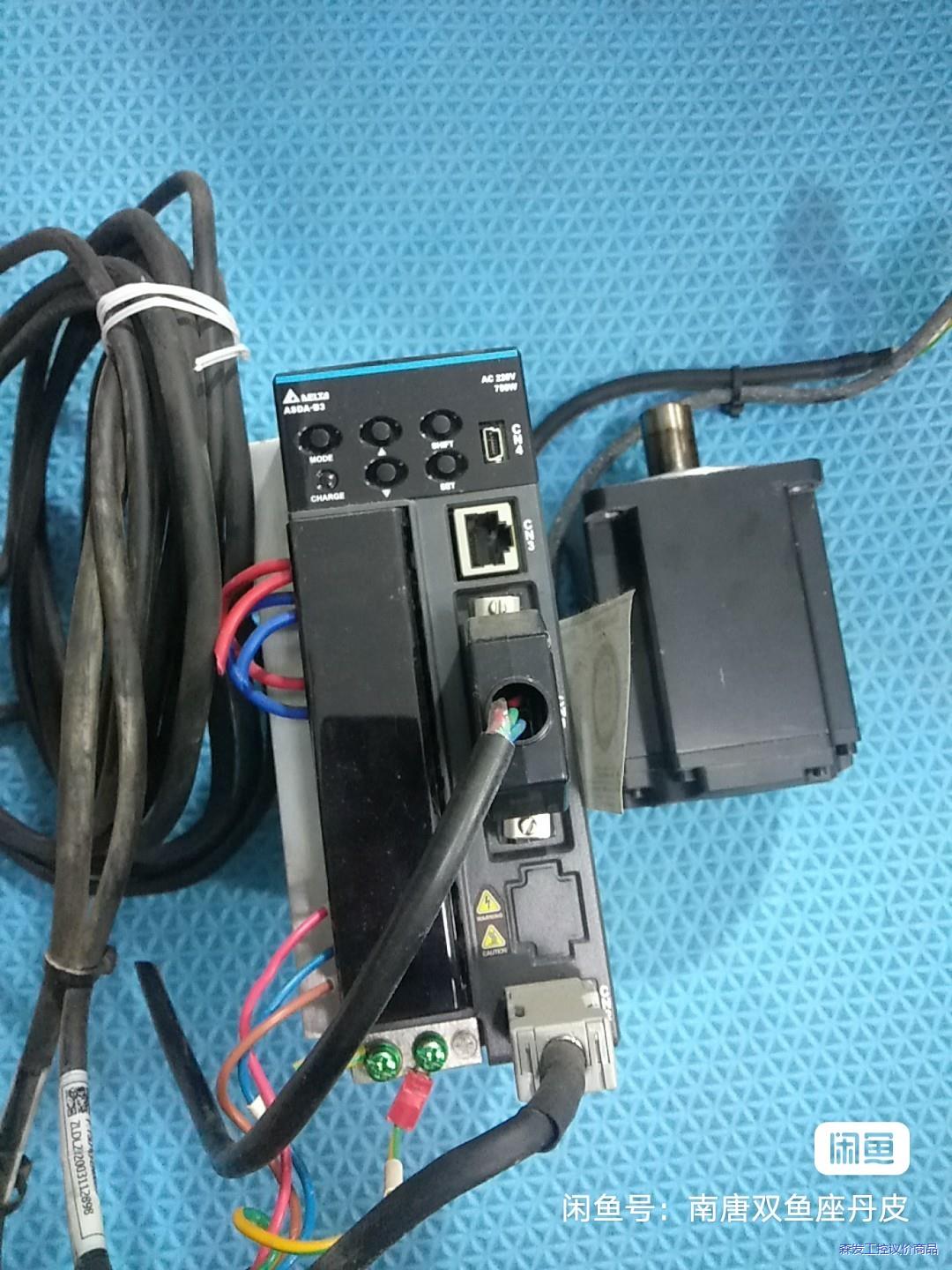 台达伺服电机套装750w,共六套台达B3,从去年的新设备上议价商品
