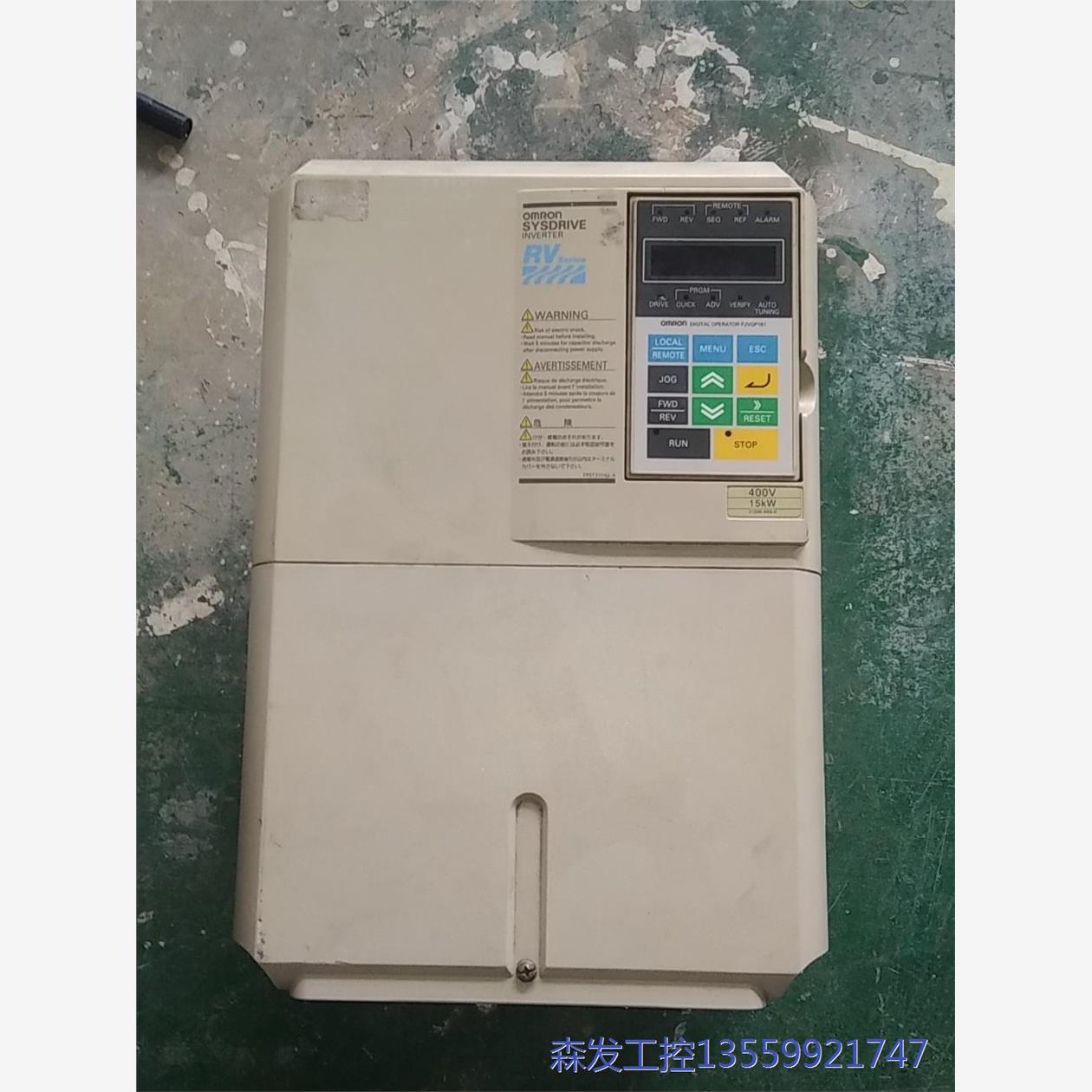 议价商品欧姆龙变频器 原装拆机3G3RV-A4150-ZV1 包好1 0513