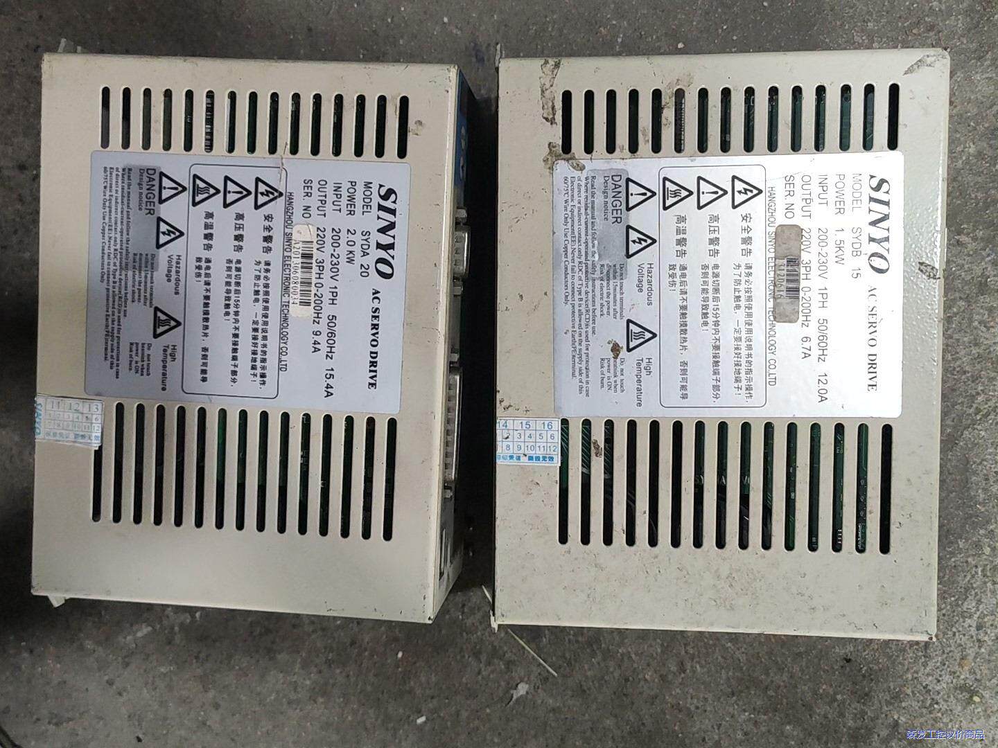 SYDB15  SINYO伺阳驱动器包好SYDA20,框架，议价商品