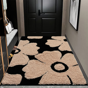 原创新品 加厚绒毛进门地毯入户地垫家用卧室门脚垫门厅吸水防滑垫