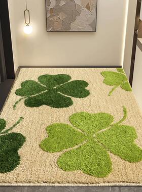 加厚绒毛入户门地垫进门地毯门口脚垫卧室门垫除尘吸水防滑垫可洗