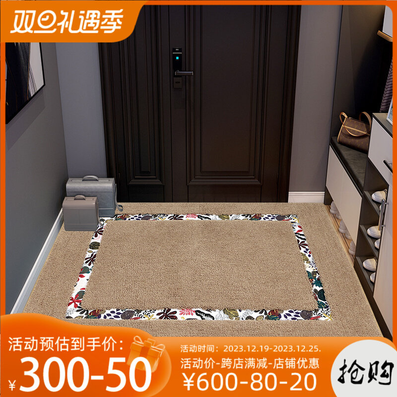 入户门地垫大门地毯进门口门垫家用蹭土垫子卫生间防滑垫吸水脚垫_虎窝淘
