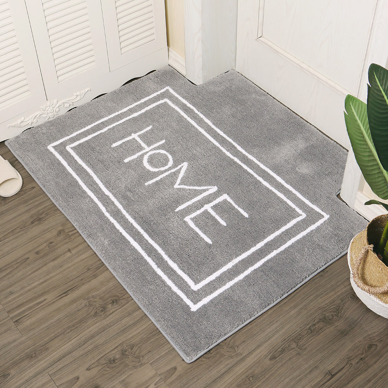 简约加厚入户门地垫客厅地毯门厅脚垫大门玄关门垫门口防滑垫定制