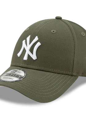 NEW ERA纽亦华联名MLB纽约洋基队经典军绿色9FORTY弯檐街头男女帽