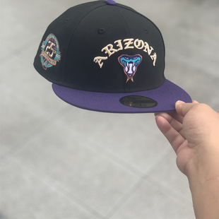 NEW ERA联名HATCLUB棒球帽MLB亚利桑那响尾蛇25周年街头男女帽子