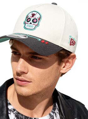 New Era2025NBA公牛墨西哥亡灵节Sugar Skull特别限定街头男女帽