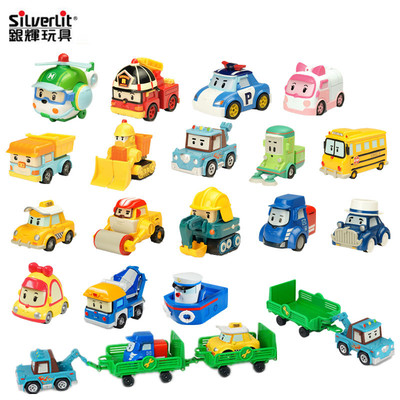 银辉变形警车珀利机器人poli