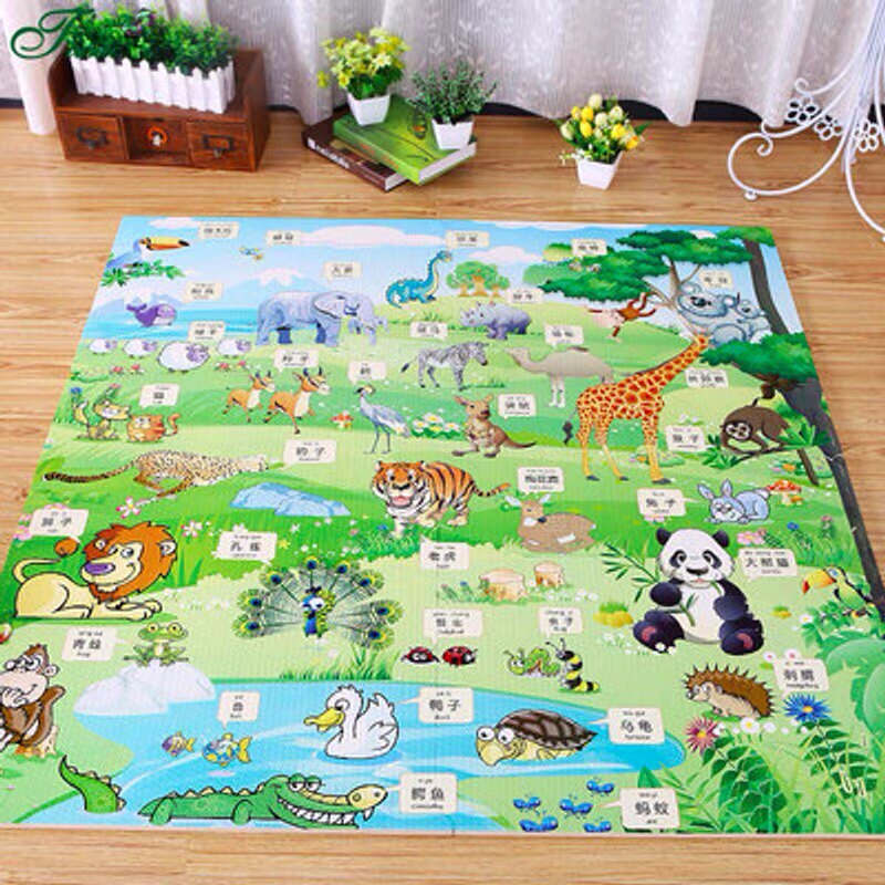 天利儿童拼图打地铺小孩爬行泡沫地垫拼接卡通舞蹈室加厚宝宝防摔