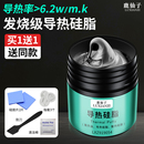 鹿仙子导热硅脂CPU散热膏笔记本主板芯片LED显卡CPU降温含银硅膏