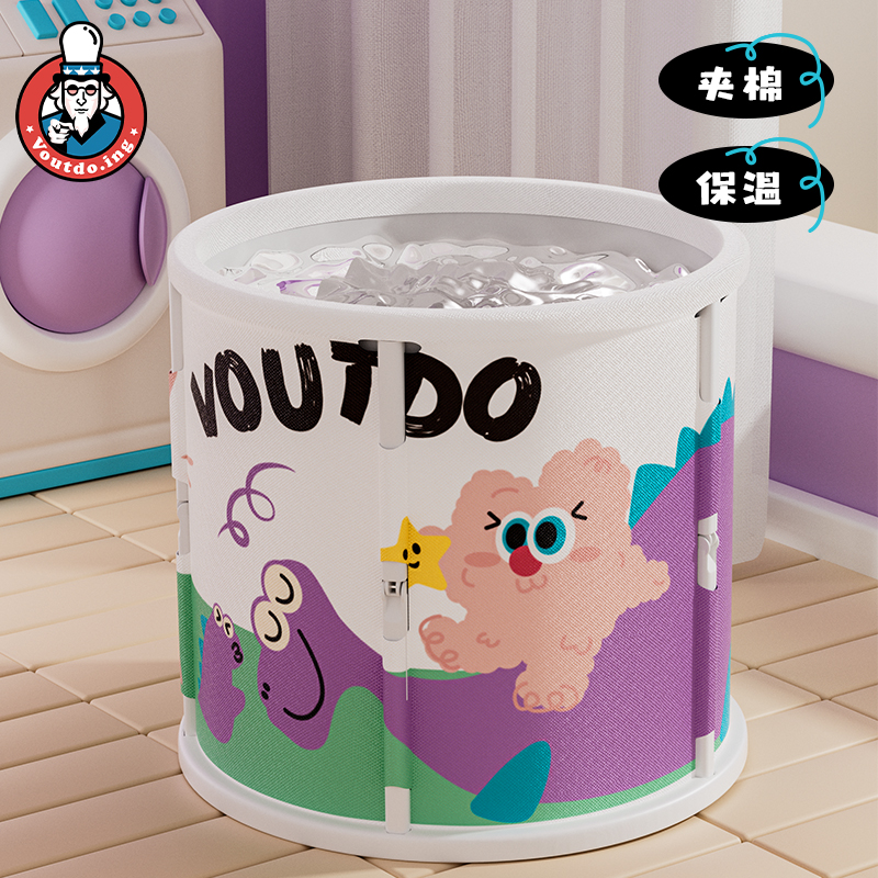 婴儿游泳桶家用新生儿游泳池浴桶折叠泡浴桶儿童洗澡桶宝宝泡澡桶