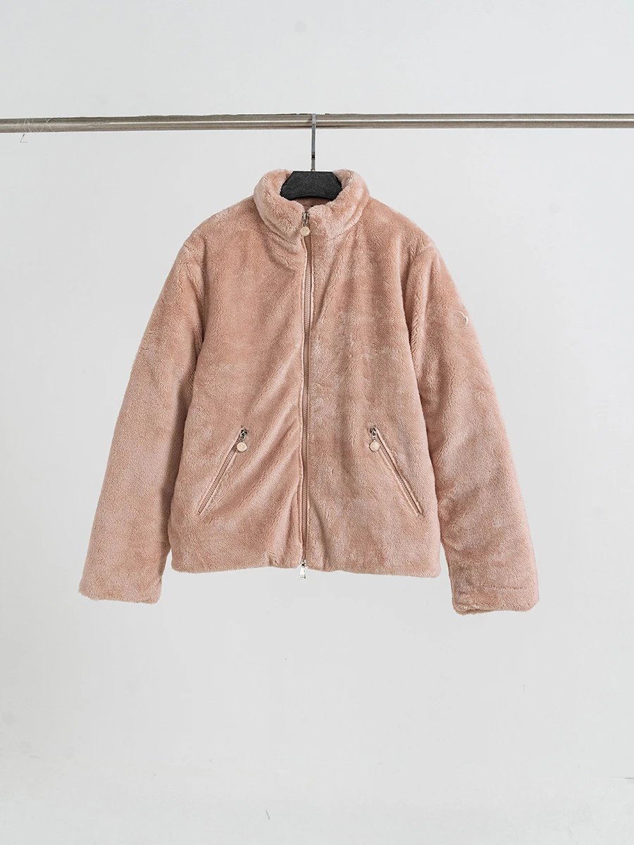 新唐会 蒙蒙系列纯元90白鹅绒立领 轻盈保暖泰迪绒羽绒外套