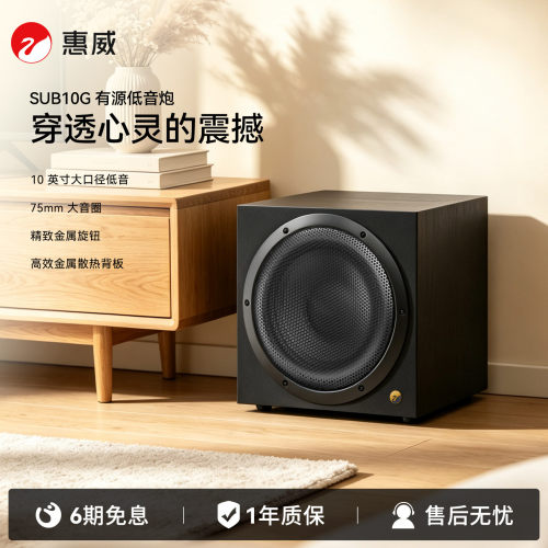 惠威Sub10G低音炮音箱10英寸