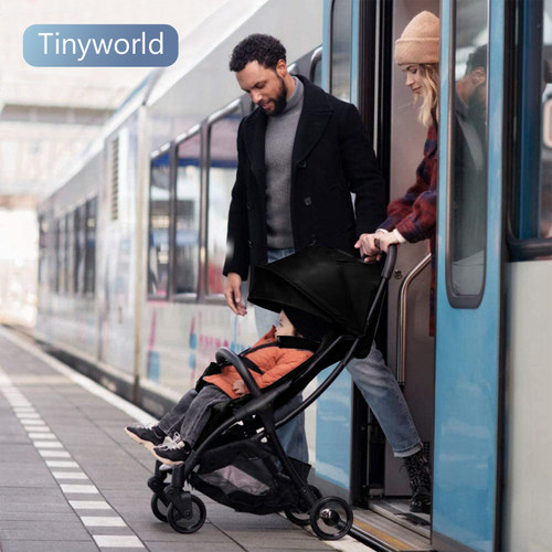 Tinyworld轻便婴儿推车可坐可躺
