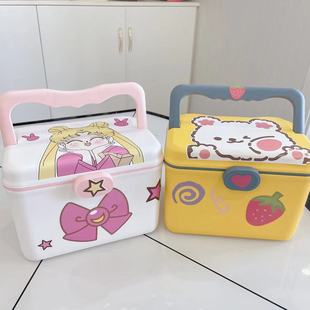 医药箱家庭装家用大容量多层分格急救箱收纳盒宿舍小号便携医疗箱