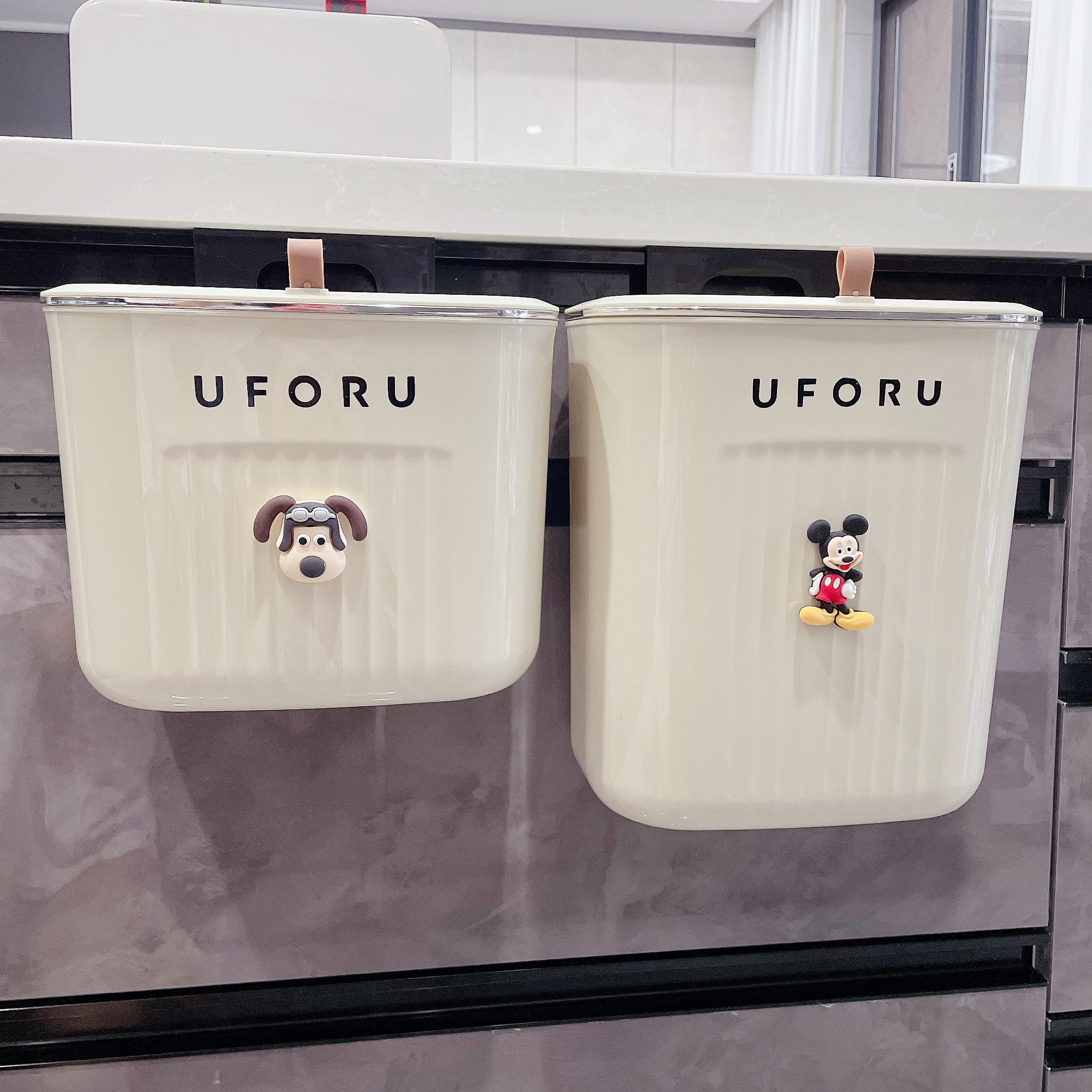 免打孔厨房挂式垃圾桶卫生间厕所