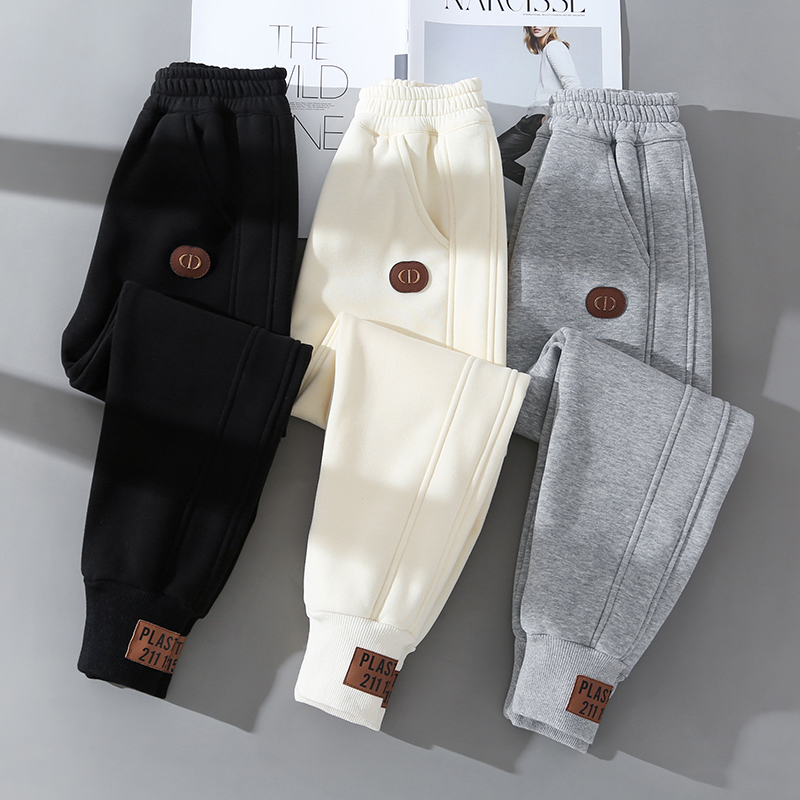 亲亲萝莉长款加绒休闲裤百搭裤子