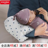 茵秀丽纯棉加绒加厚柔软舒适婴儿哺乳枕手臂婴儿枕喂奶神器安抚枕