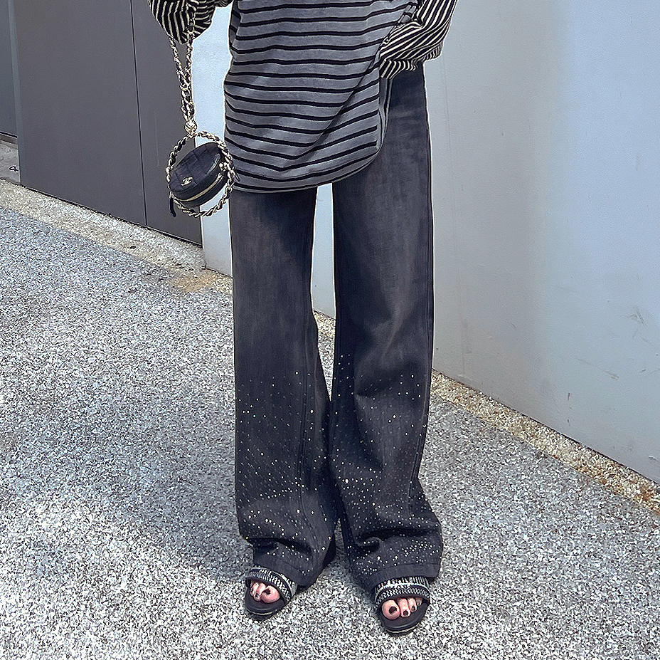 LANGBOOM  解锁时髦烫钻老钱风 低调复古强调百搭长裤牛仔裤