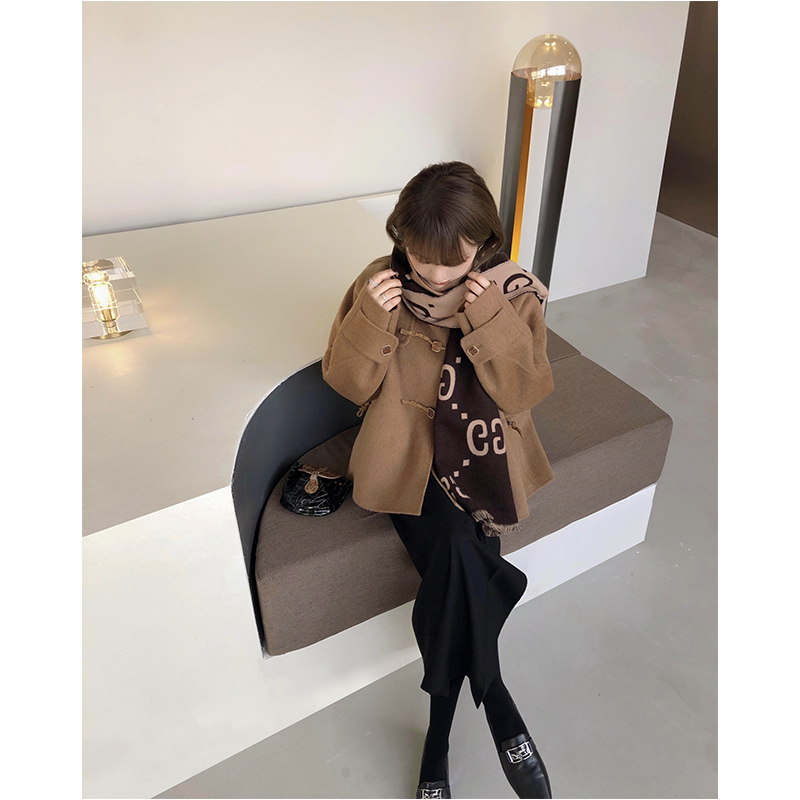 阿尔巴卡全中短款羊毛大衣